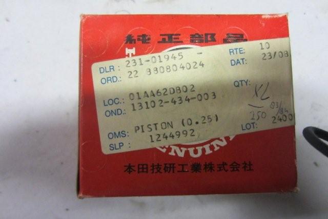 Zuiger Honda XL 250 83/84  0.25 mm